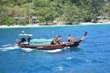 Longtail boat tour to 4 islands and Emerald Cave from Koh Lanta